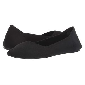 MIA Kerri Black Knit Flats Slippers